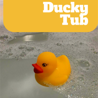 TheInspiredHome.org// Bath Tub Fun for Kids: Ducky Tub. A simple bath time activity for counting, trapping and pattern skills.