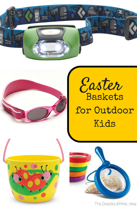 TheInspiredHome.org // 23 ideas for Easter Baskets for Outdoor Kids