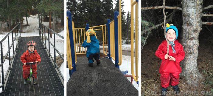 Kids Wear for Shoulder Season Rain Suits