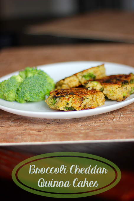 TheInspiredHome.org // Broccoli Cheddar Quinoa Cakes are a great vegetarian dish that you can have for breakfast, lunch or dinner! The kids will love them too.
