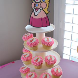 TheInspiredHome.org // Princess Peach from Super Mario Birthday Party Theme Ideas