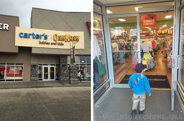 Going Shopping at Carters OshKosh BGosh