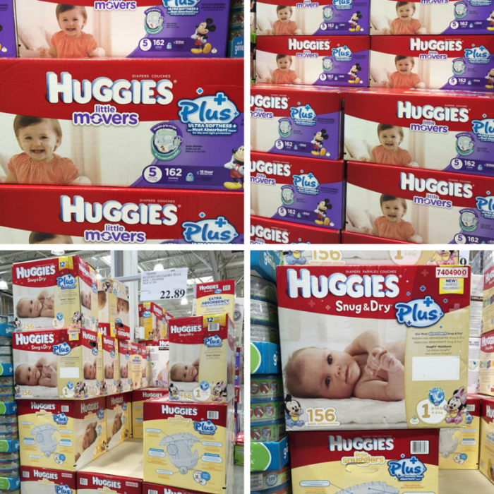 Huggies SnugDryPlus LittleMoversPlus at Costco