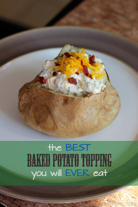 the BEST baked potato topping you will EVER eat. • The Inspired Home