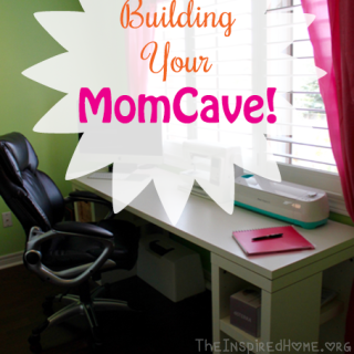 TheInspiredHome.org // Why should men be the only ones who get a cave? Learn all about building your MomCave! #TwistosMomCave
