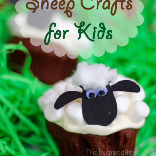 TheInspiredHome.org // Create these Shaun the Sheep cupcakes along with other sheep craft ideas for toddlers.