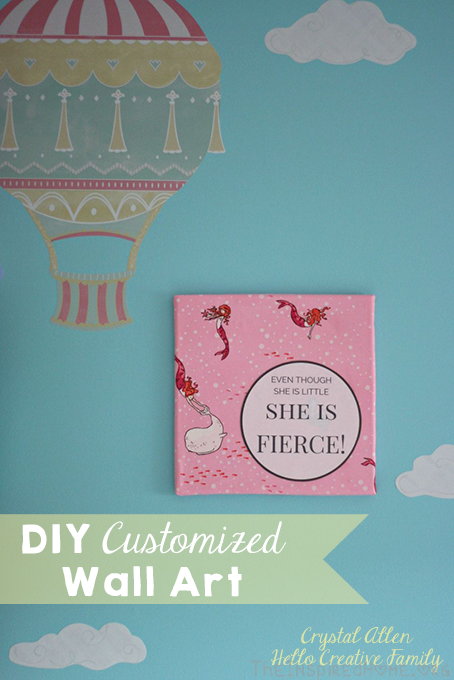 TheInspiredHome.org // DIY Customized Wall Art - featured post from Crystal @ Hello Creative Family