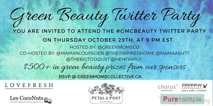 Green Beauty Twitter Party