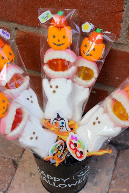 TheInspiredHome.org // Halloween Candy Kabobs
