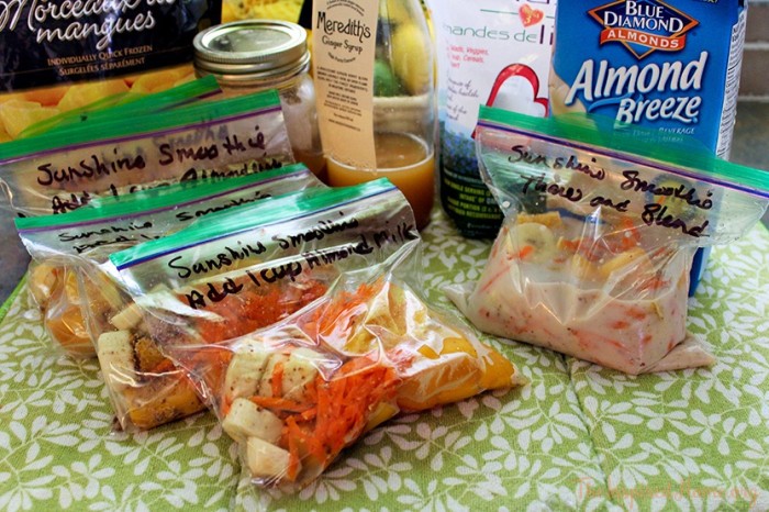 Make-Ahead Sunshine Breakfast Smoothie