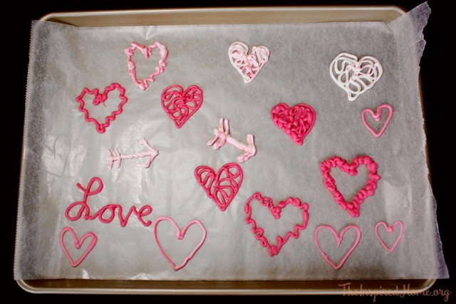 Writing with Candy Melts