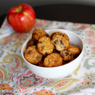 TheInspiredHome.org // Greek Yogurt, Apple & Oat Toddler Mini Muffins