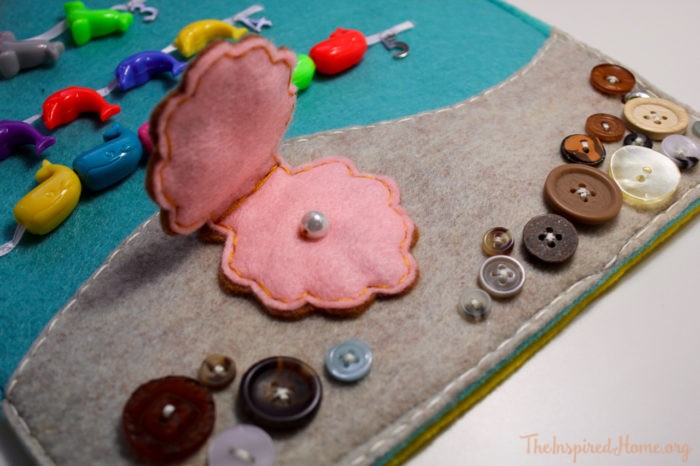 TheInspiredHome.org // Toddler Quiet Book Page Ideas: Under the Sea Counting