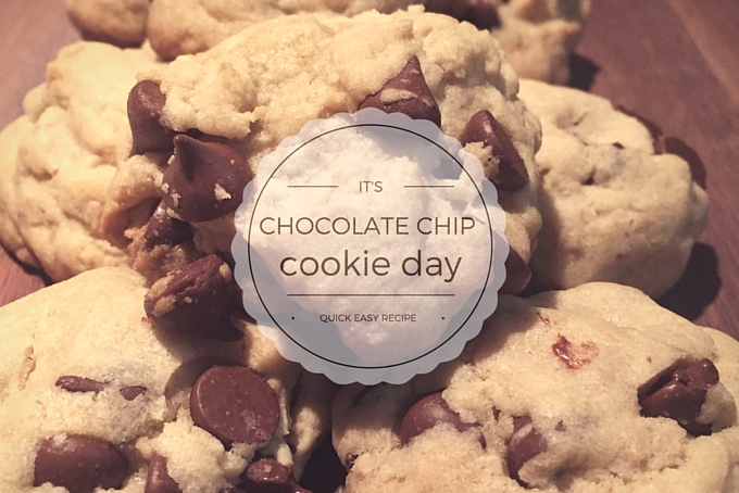 theinspiredhome.org // easy chocolate chip recipe for chocolate chip cookie day