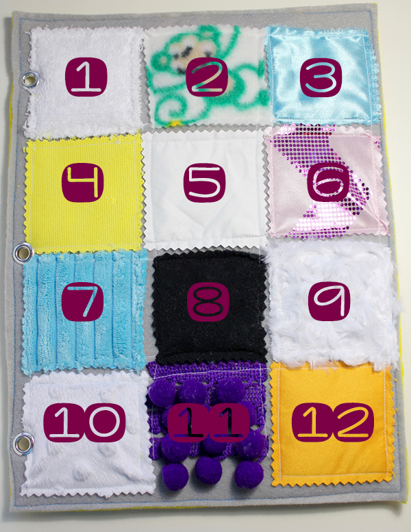 quiet book fabric