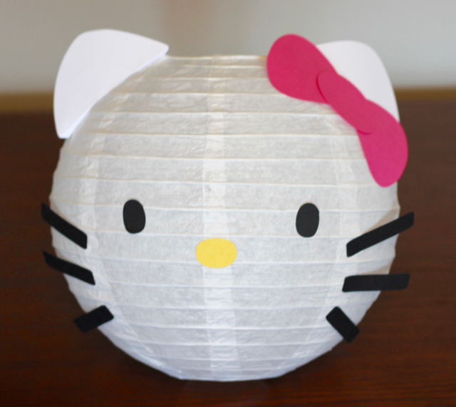 TheInspiredHome.org // Hello Kitty Birthday Party Paper Lanterns