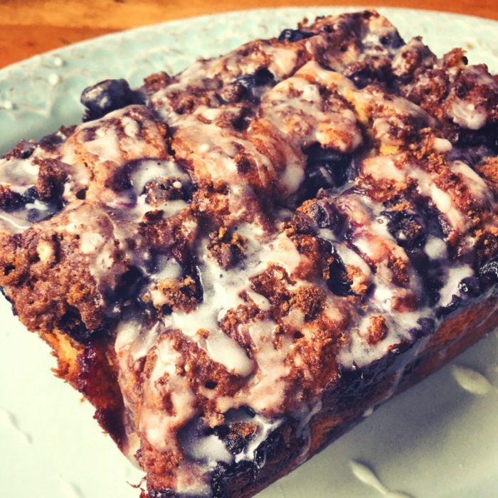 Blueberry Fritter Loaf