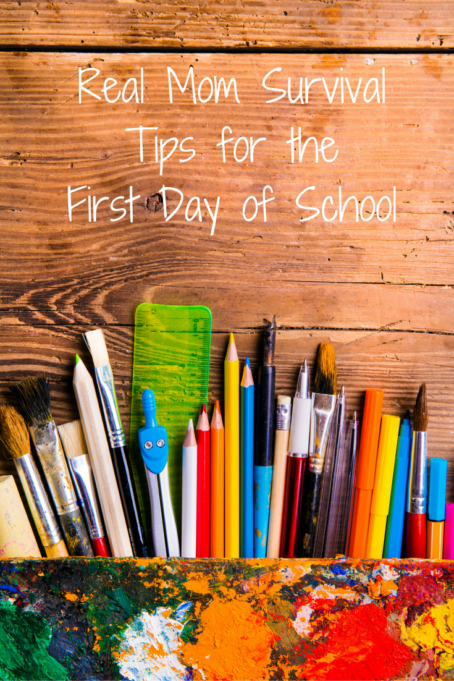 TheInspiredHome.org // Real Mom Survival Tips for the First Day of School - what you need to know to make that memorable day great for your child and yourself