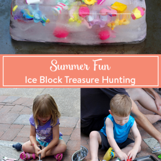 TheInspiredHome.org // Summer Fun: Ice Block Treasure Hunting. A great summer activity for kids of all ages to beat the summer heat.