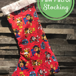 TheInspiredHome.org // DIY Paw Patrol Stocking