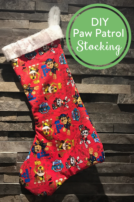 TheInspiredHome.org // DIY Paw Patrol Stocking