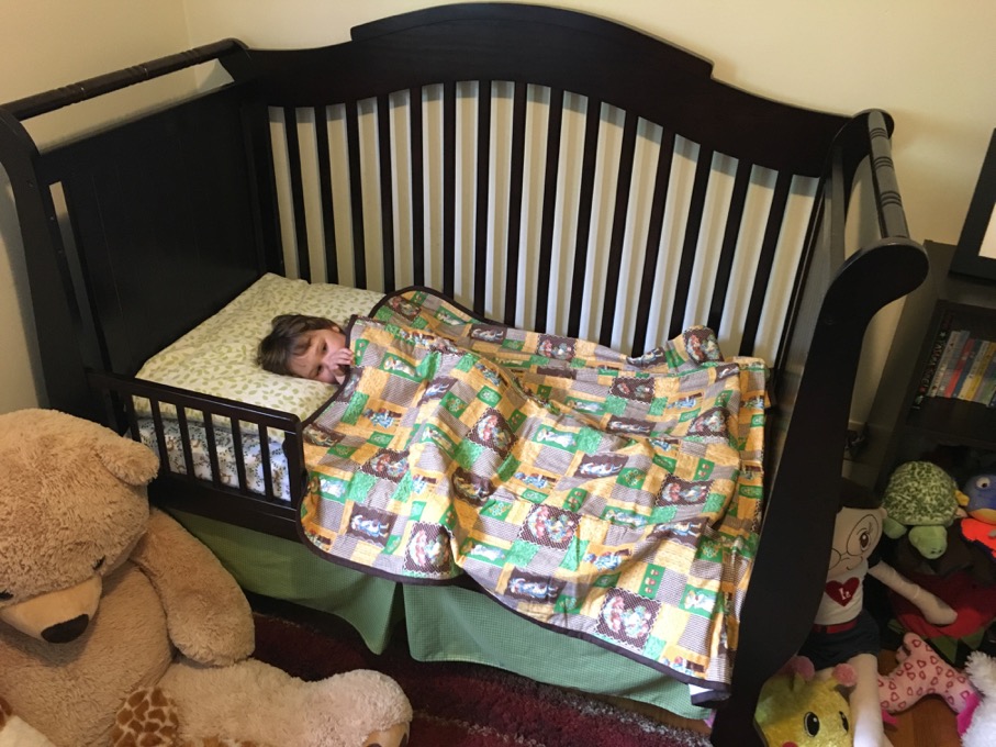 TheInspiredHome.org // Crib to Toddler Bed