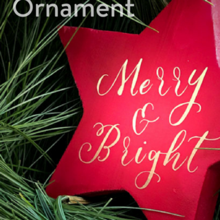 TheInspiredHome.org // Easy Star Ornament