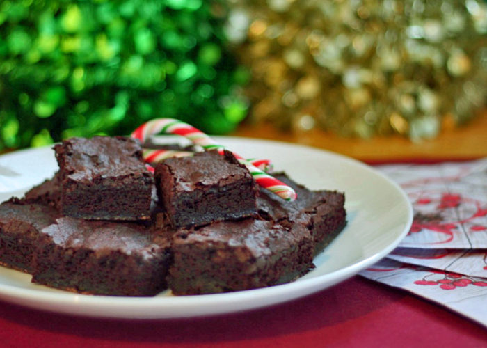 peppermint brownies
