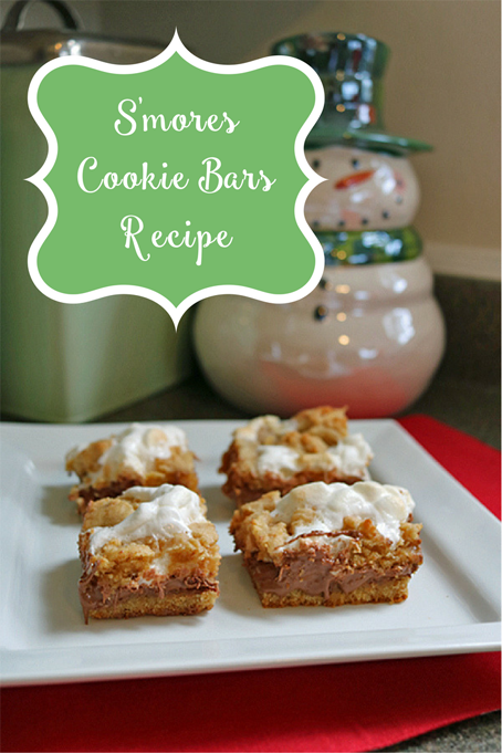 TheInspiredHome.org // S'mores Cookie Bars Recipe