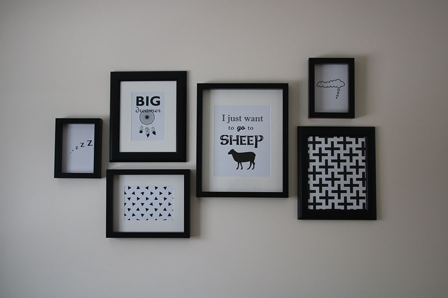 TheInspiredHome.org // Nursery Makeover: Easily Hang Artwork