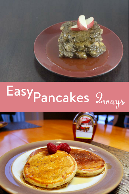 TheInsipredHome.org // Easy Pancakes 2 Ways