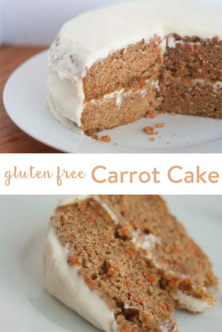 TheInspiredHome.org // Gluten Free Carrot Cake. A delicious moist gluten free carrot cake that you won't even know is gluten free.
