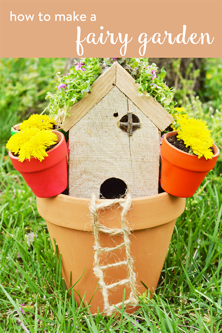 TheInspiredHome.org // How to Make a Fairy Garden. A simple spring DIY to encourage magical whimsy in your garden.
