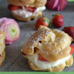 TheInspiredHome.org // Strawberry White Chocolate Mini Cream Puffs