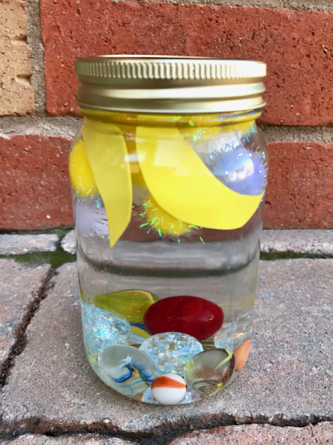 TheInspiredHome.org // DIY Sensory Bottles: Outer Space. Craft one of these simple sensory bottles from aliens to planets to glitter stars to glow in the dark!