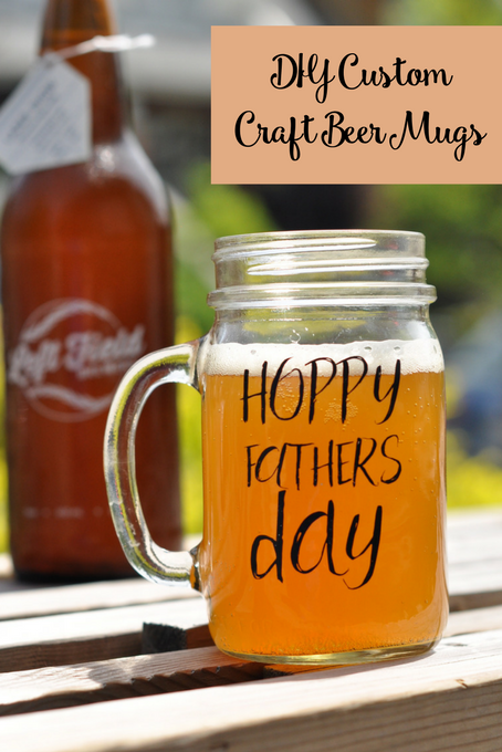 TheInspiredHome.org // Custom DIY Craft Beer Mugs