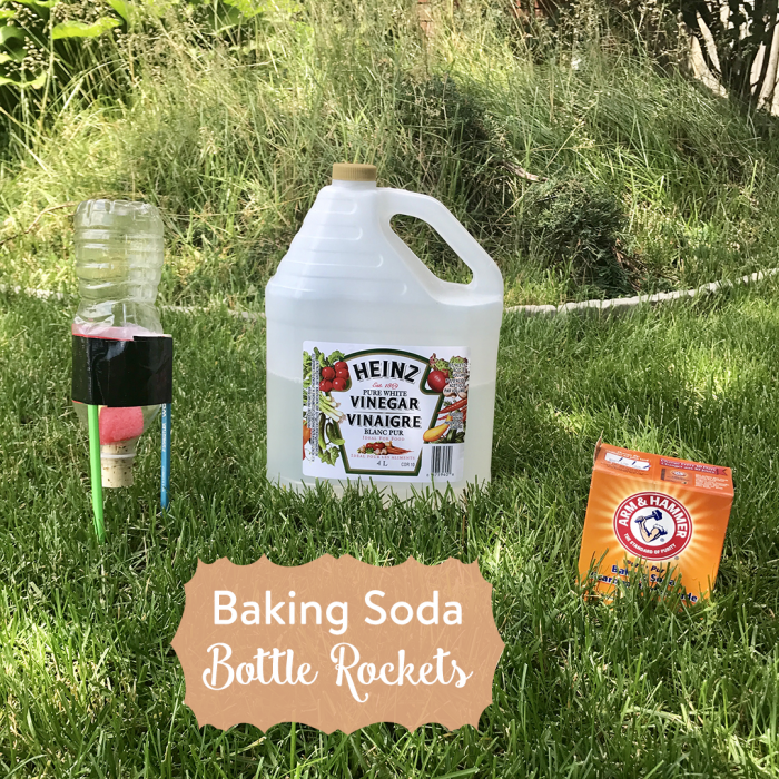TheInspiredHome.org // Nothing says summer quite like baking soda bottle rockets. All you need are a few simple items from around your house to make some explosive fun.