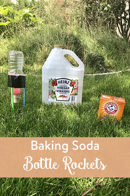 TheInspiredHome.org // Nothing says summer quite like baking soda bottle rockets. All you need are a few simple items from around your house to make some explosive fun.