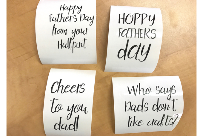 The Inspired Home // DIY Custom Craft Beer Mugs Weeded