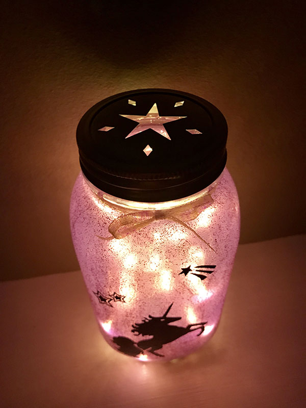 DIY Mason Jar Fairy Lantern • The Inspired Home